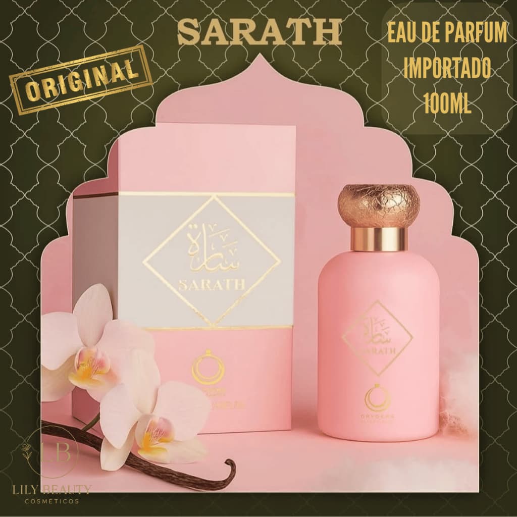 Perfume Árabe Feminino Sarath Importado Fragrância Doce/Floral Eau de Parfum 100ML Orygens