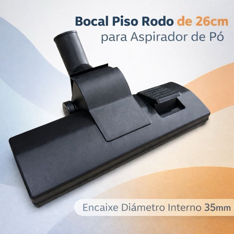 Bocal Piso Rodo com Escova de 36mm Aspirador de Pó Electrolux EasyBox 1600w EAS30 EAS31 EASY1 EASY2