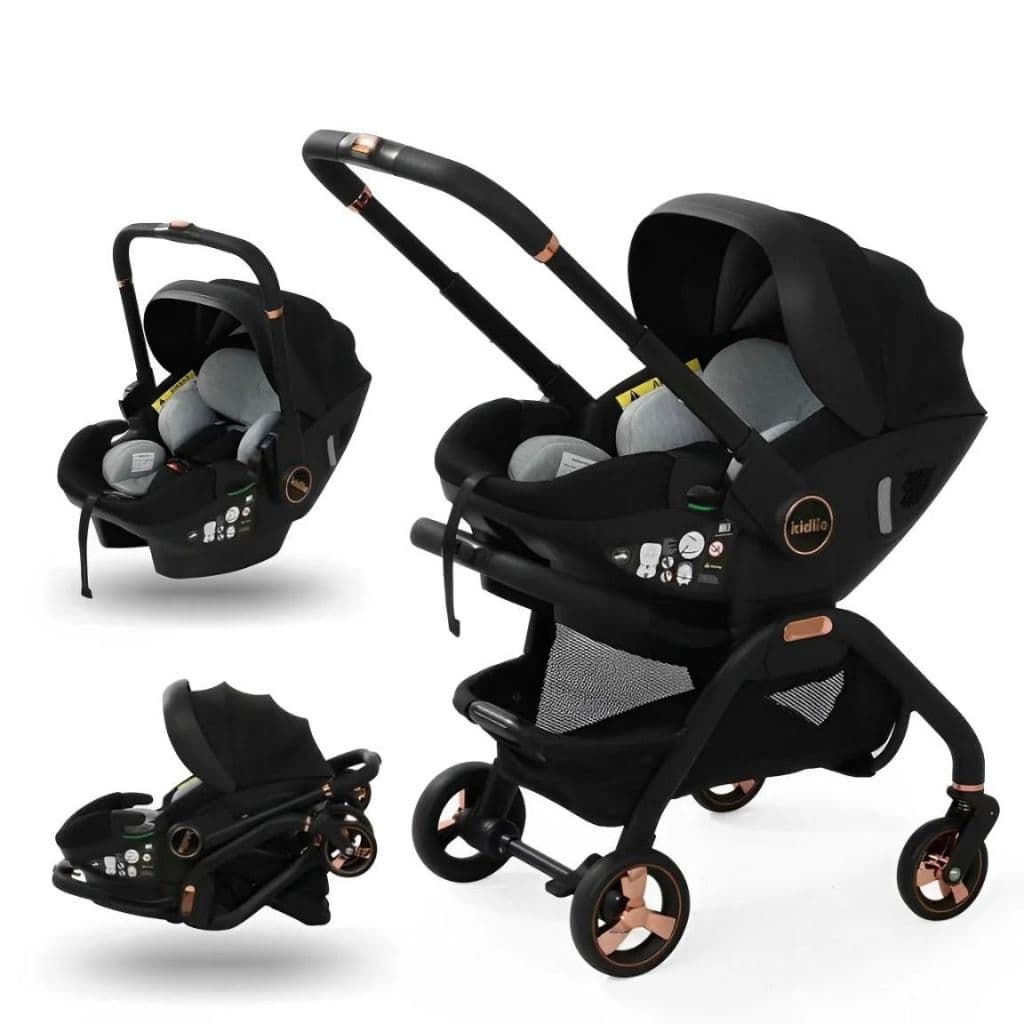 Carrinho de Bebê Europeu e Bebê Conforto Lançamento Importado Funcional Luxo Kidillo