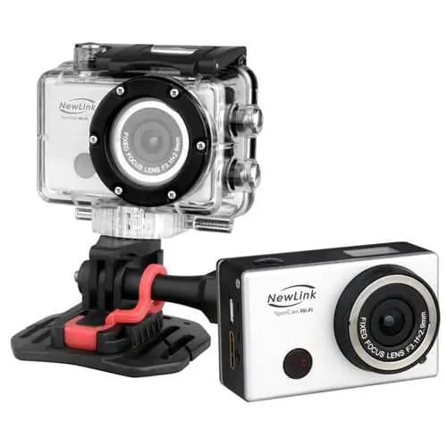 Câmera Esportiva 8MP WIFI Full HD WebCam Prova D'água Micro USB/SD/Mini HDMI - FS101 - Newlink