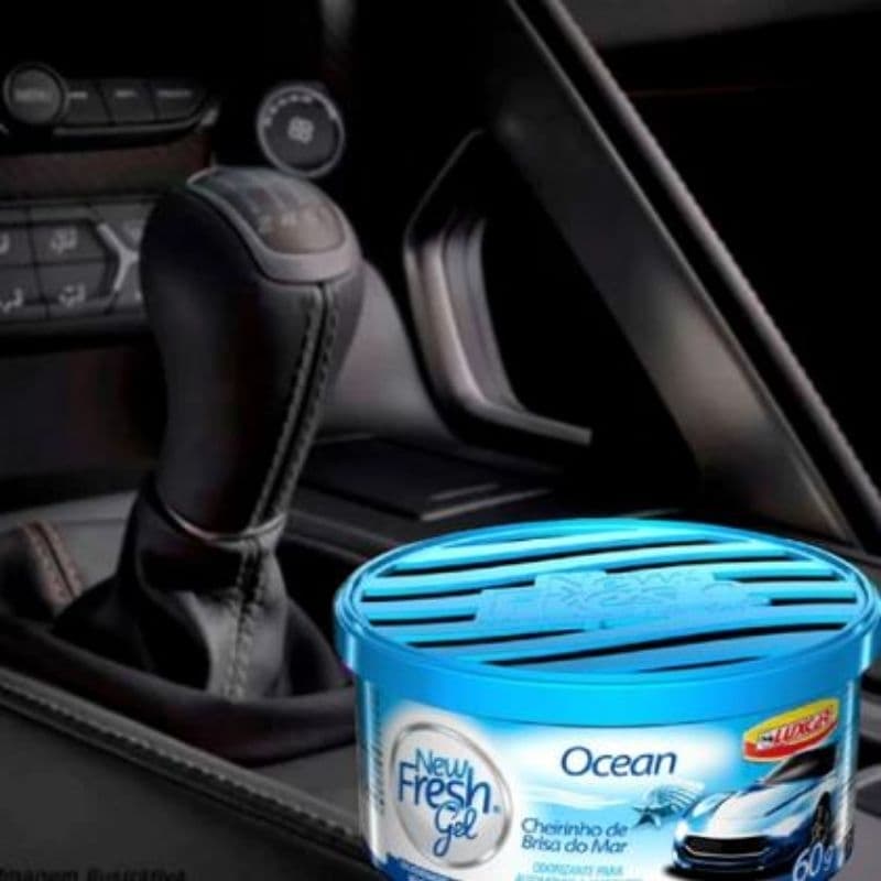 KIT 2 UNIDADES Cheirinho para carro em Gel  LUXCAR - OCEAN, 60g - odorizador para carro