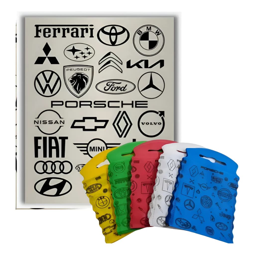 Tapete Papel Automotivo 4Kg + 100uni Lixocar TNT Multi Marca