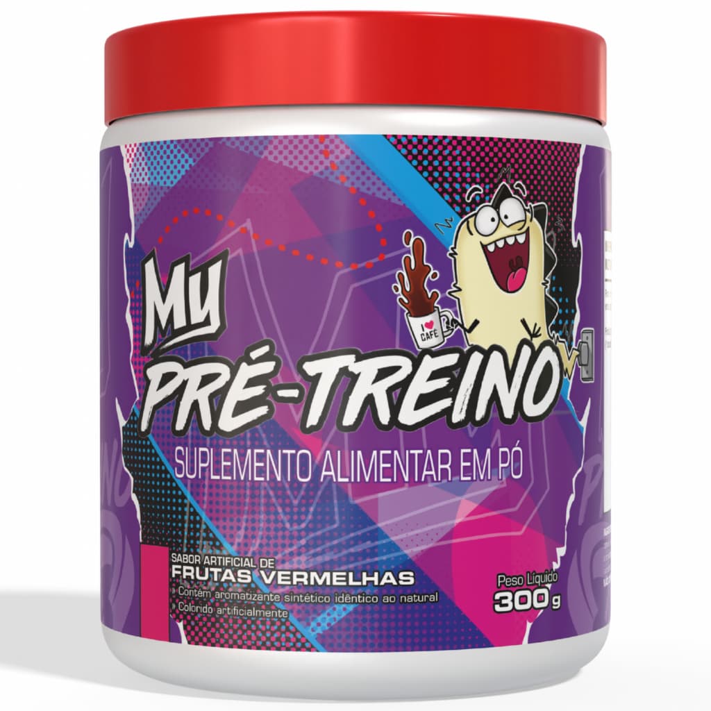 My Pré-Treino 300g - Frutas Vermelhas | My Suplementos