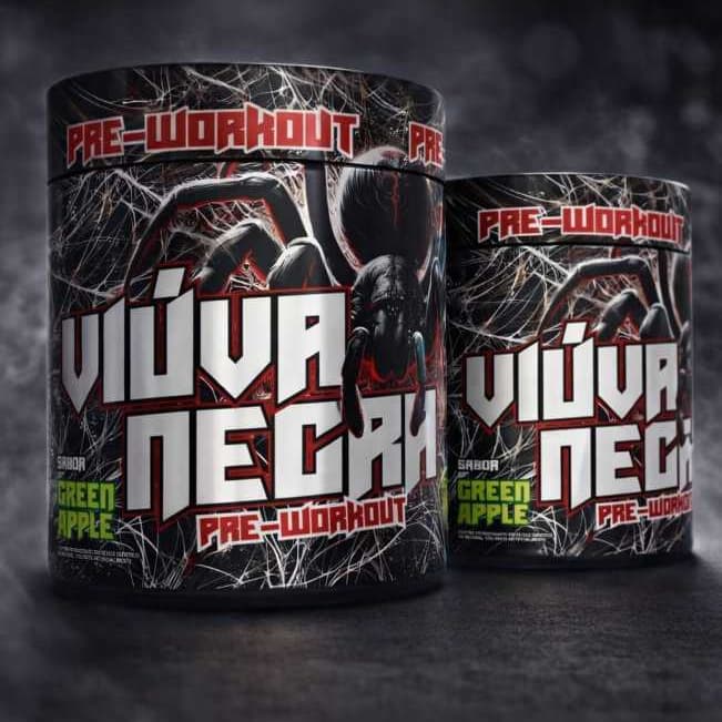 Pré-Treino Viúva Negra | Energia Extrema e Foco Máximo | Explosão de Força | Sabor Uva