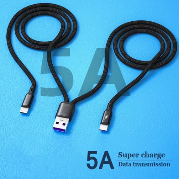5 MODELOS - Cabo Duplo ou Triplo Carregamento 1 USB + 2 OU 3 Tipo C,  5A , Carga Rápida