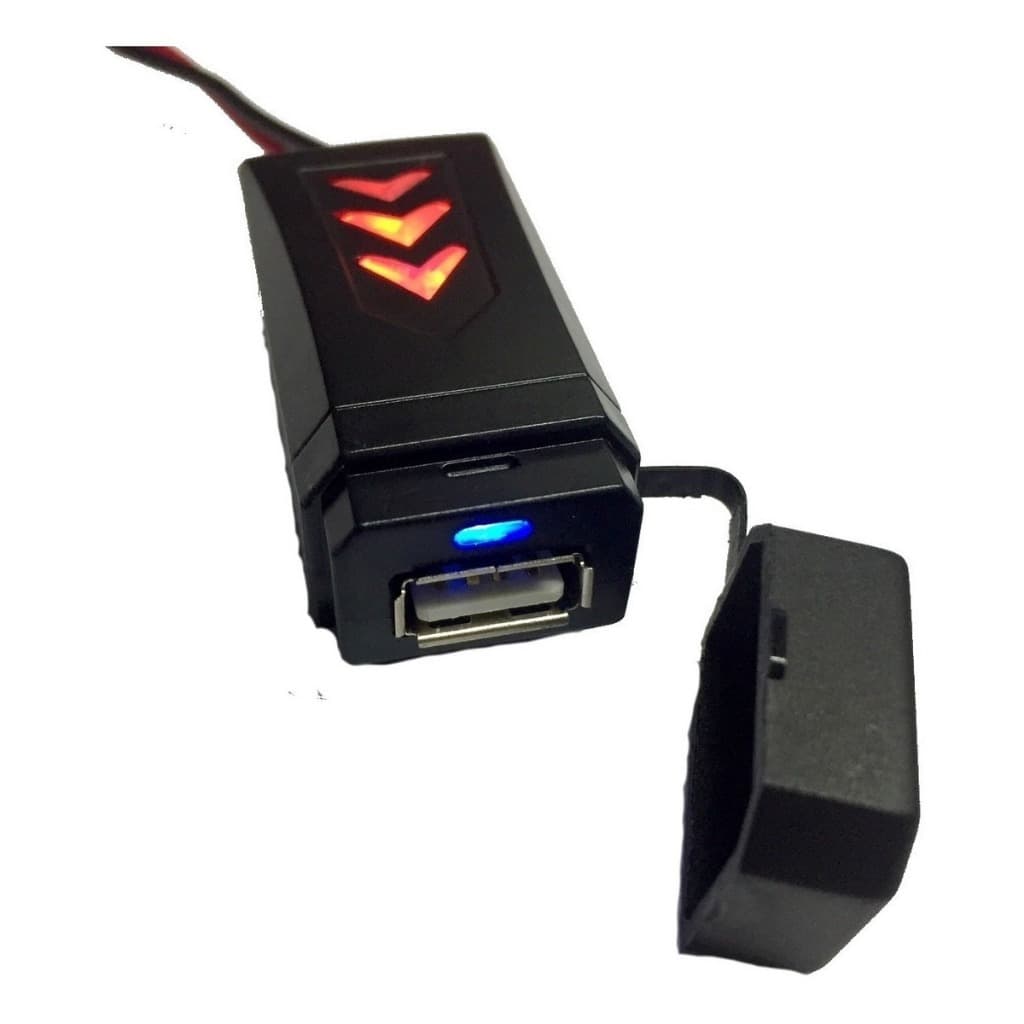 Suporte Carregador Moto USB 12v Moto Celular Gps Motoboy Resistente Água!