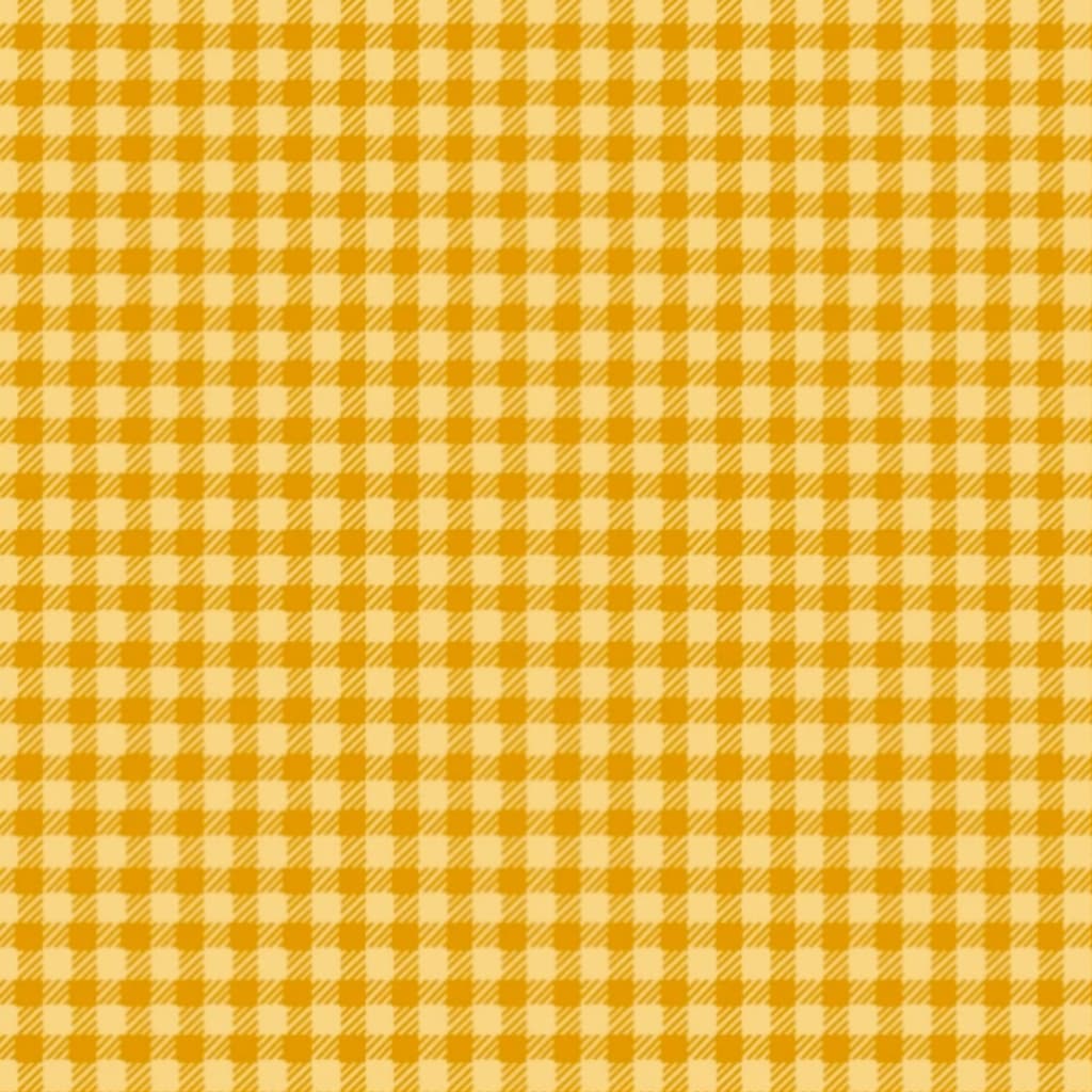Tecido Patchwork Xadrez Banana 909401