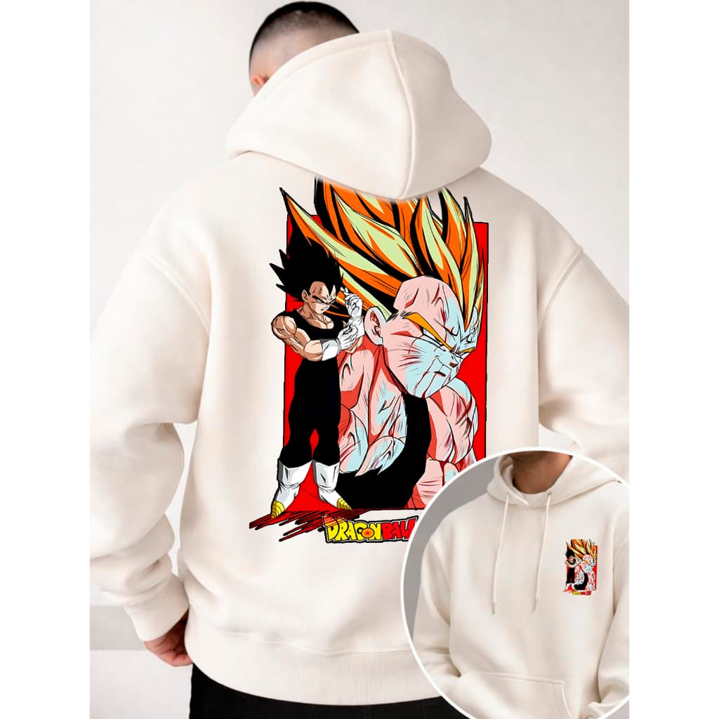 Moletom Masculino Dragon Ball Blusa Masculina de Frio Blusa Moletom Masculino Moletons Masculinos Confortável