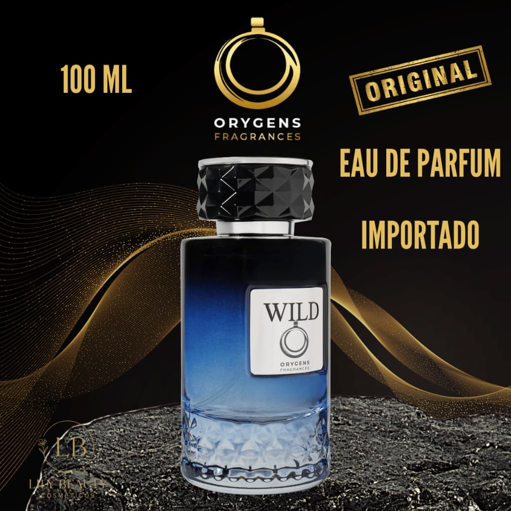 Perfume Masculino Wild Importado Árabe Amadeirado Eau de Parfum 100ML Orygens