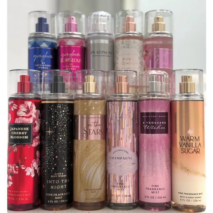 Body Splash Bath & Body Works Original Importado 236ml – Tamanho Grande | Fragrance Mist Feminino