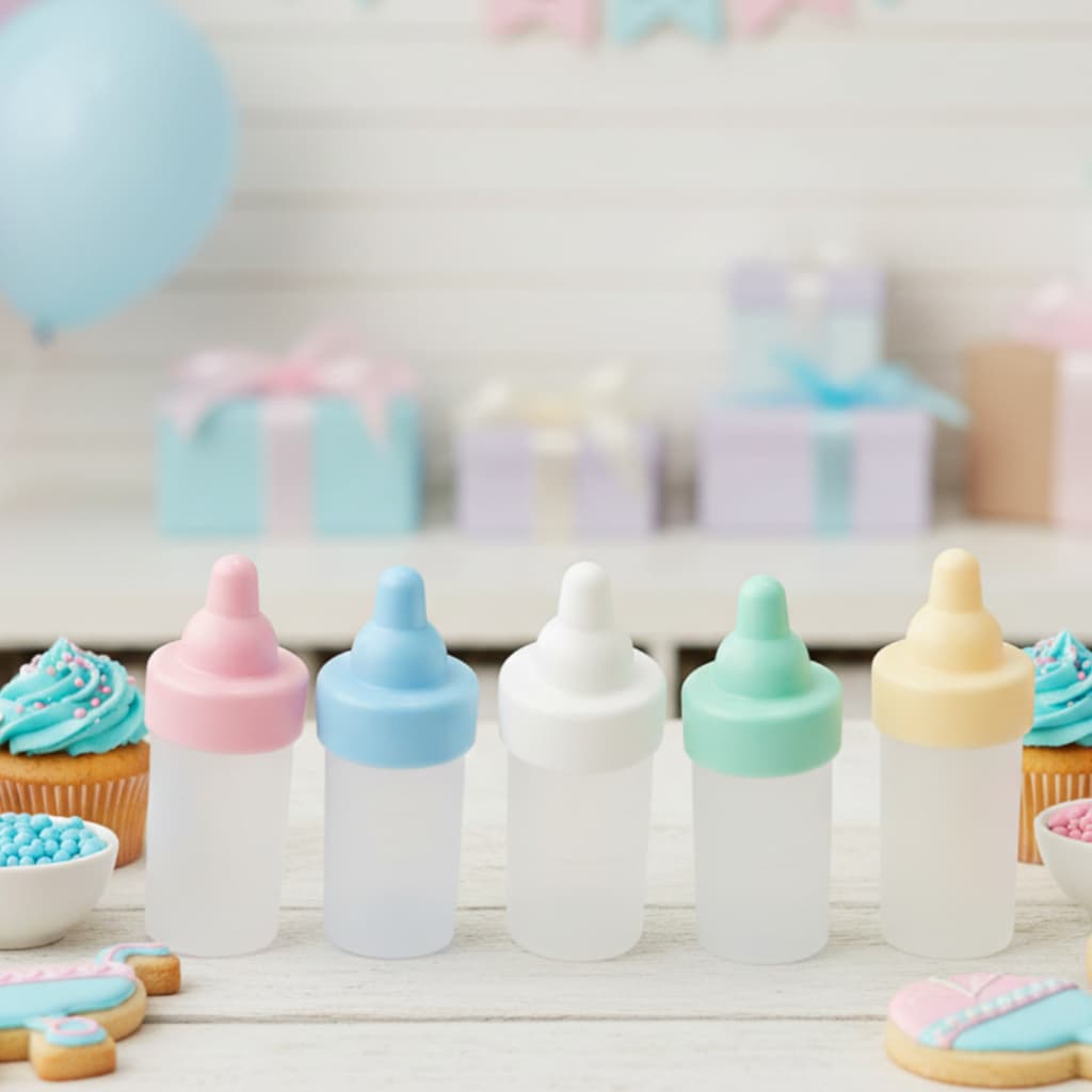 Kit 20 Mini Mamadeiras Lembrancinha chá de bebê