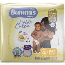 FRALDA BUMMIS PANTS MEGA EG 26un