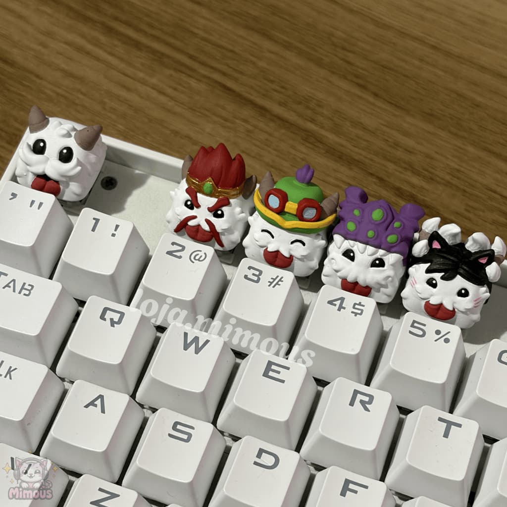 Keycap 3D Poro Lol - Tecla para teclado mecânico