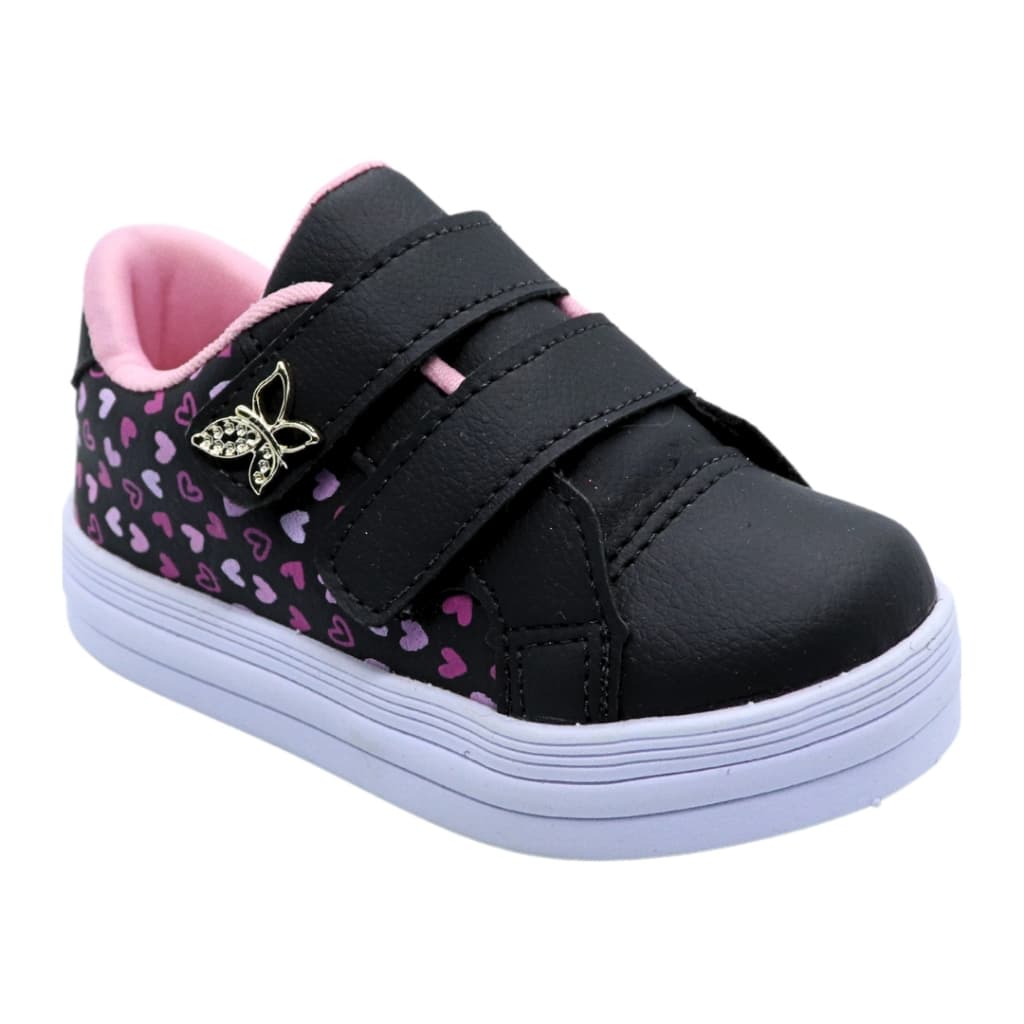 Tênis Infantil Feminino Borboleta - Confortável, Leve e Design Moderno