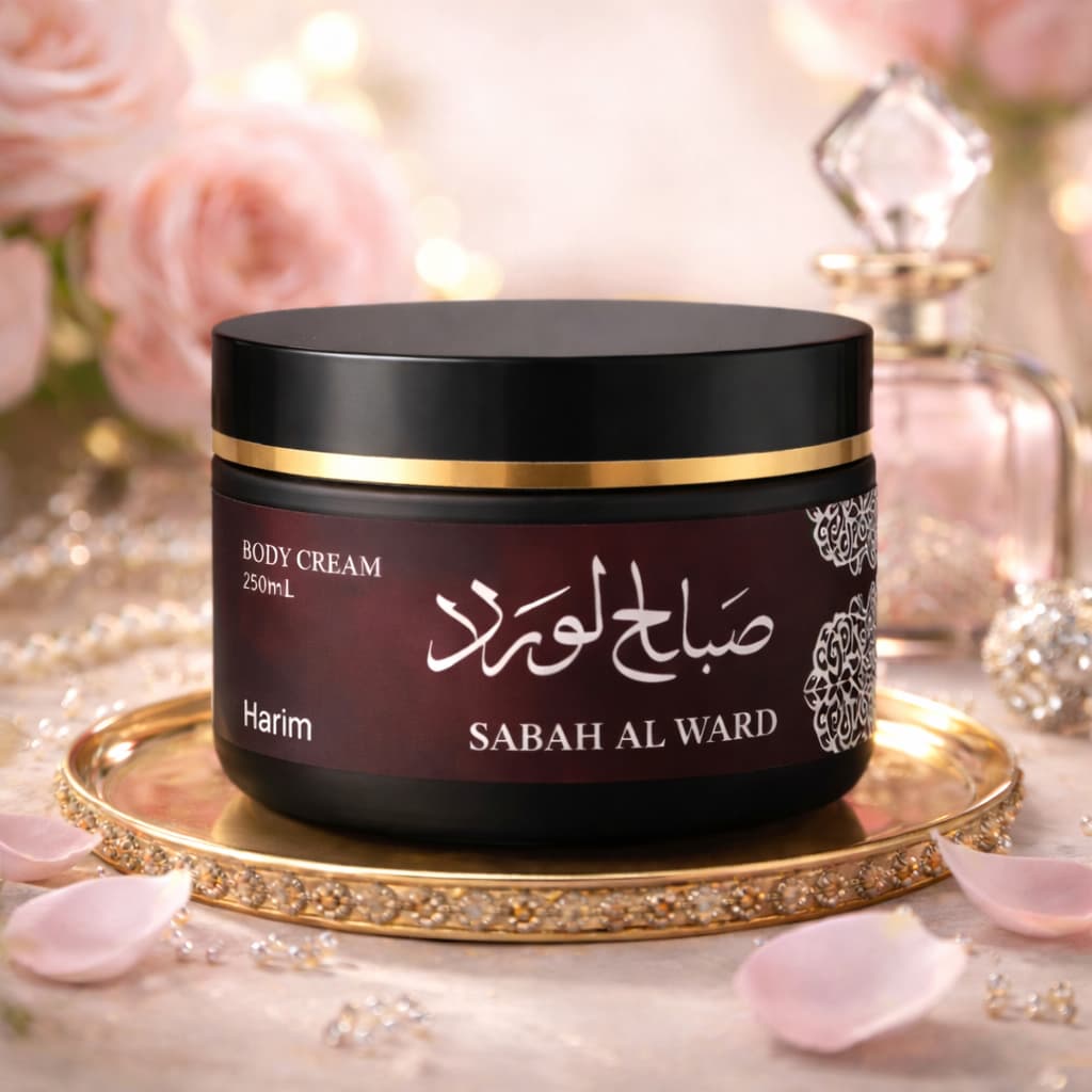 Creme Hidratante Corporal Sabah Al Ward 250ml Grande Árabe
