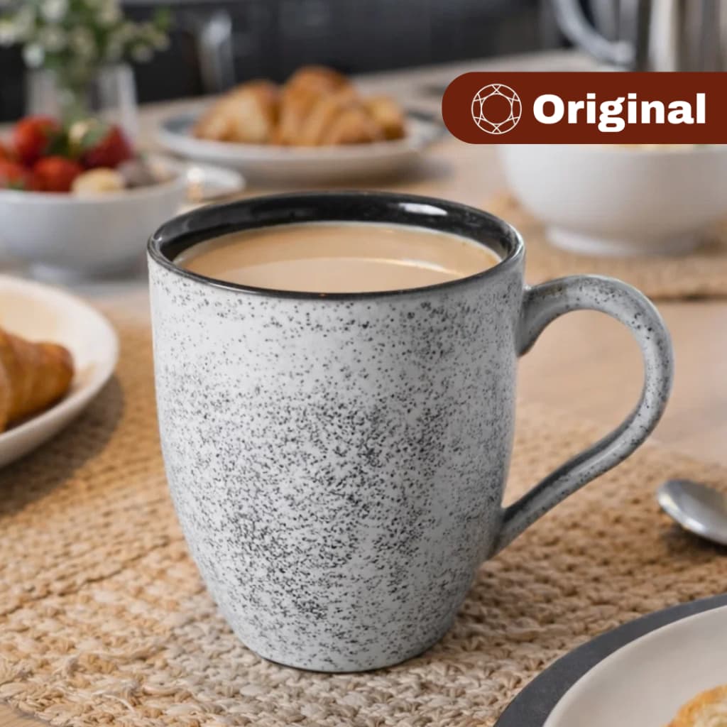 Caneca Em Cerâmica Stoneware Orgânico Echo 273ml - Porto Brasil Original