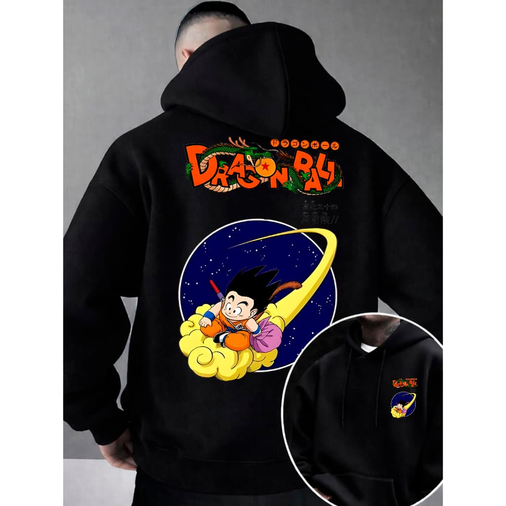 Moletom Masculino Dragon Ball Blusa de Capuz Masculina Blusa Moletom Masculino Grosso Moletons Masculinos