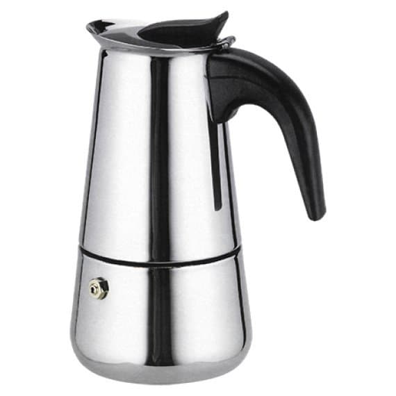 Cafeteira Italiana Expresso Inox - 450ml, Design Elegante e Fácil Manutenção