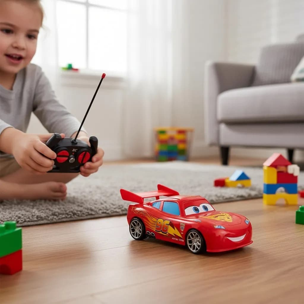 Carrinho Relampago Macqueen Com Controle Remoto Brinquedo Infantil Carro