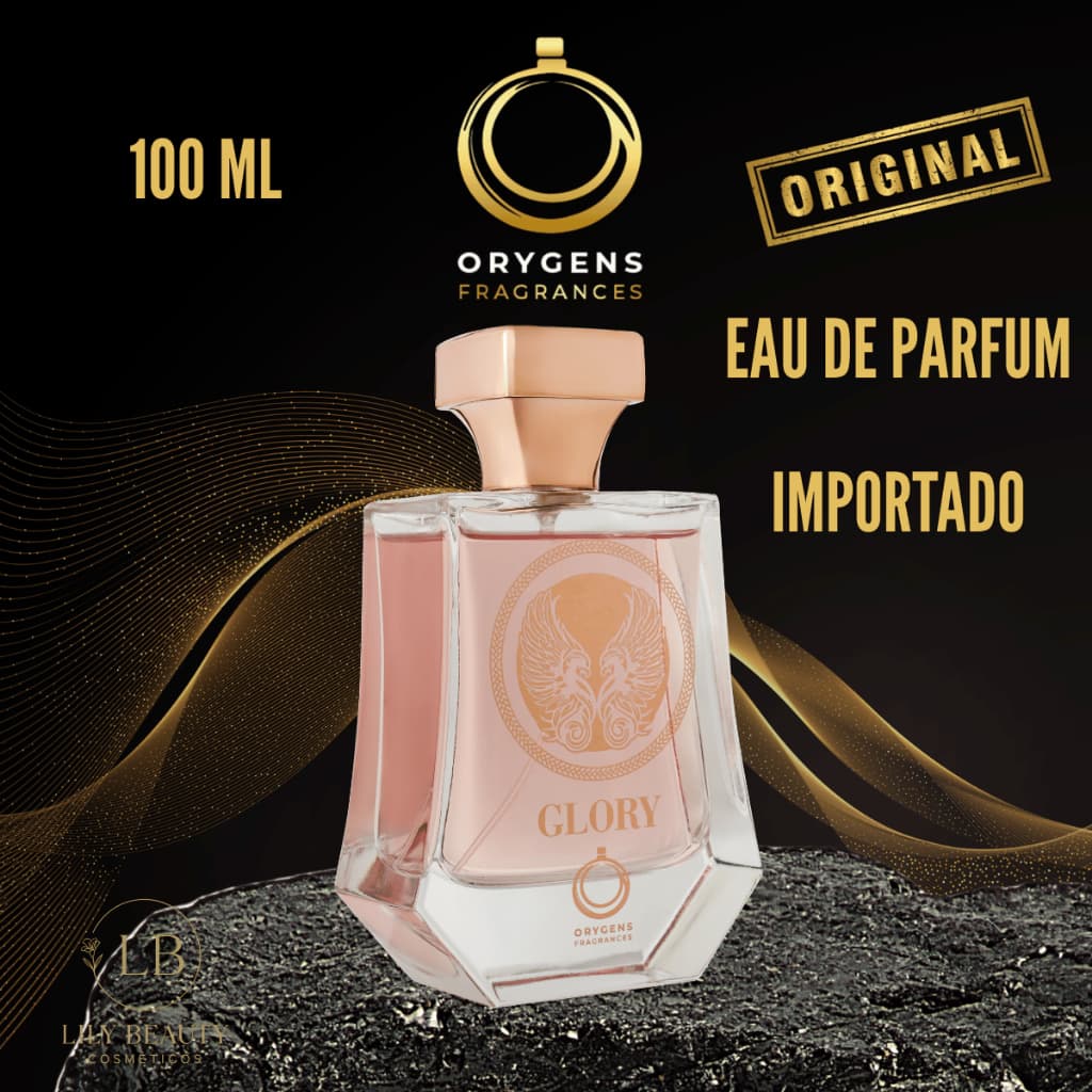 Perfume Feminino Glory Importado Árabe Floral/Frutado Eau de Parfum 100ML Orygens