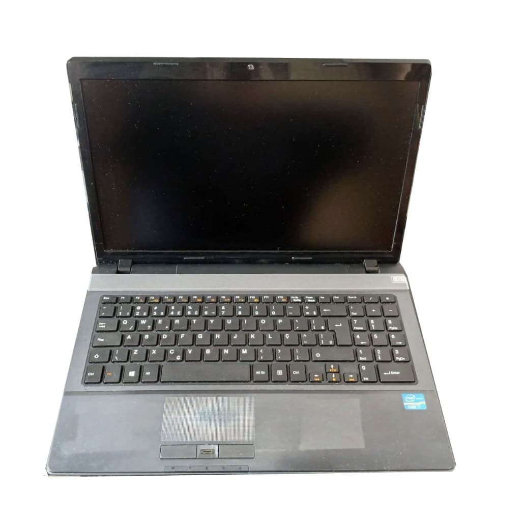 NOTEBOOK DATEN I7 MODELO DCM1C-5 NÚMERO SÉRIE 01010064010162 BATERIA 100% DURAÇÃO MÉDIA 1,5 HORAS