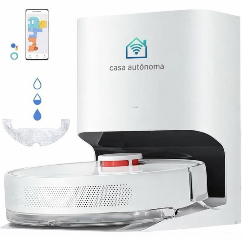 Robô de Limpeza Robot Vacuum H40 Base de autoesvaziamento versão global original lacrado