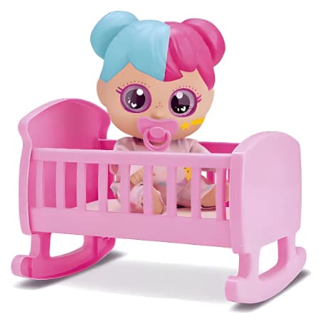 Boneca Little Dolls Bercinho Com Acessórios Divertoys Articulada 20cm