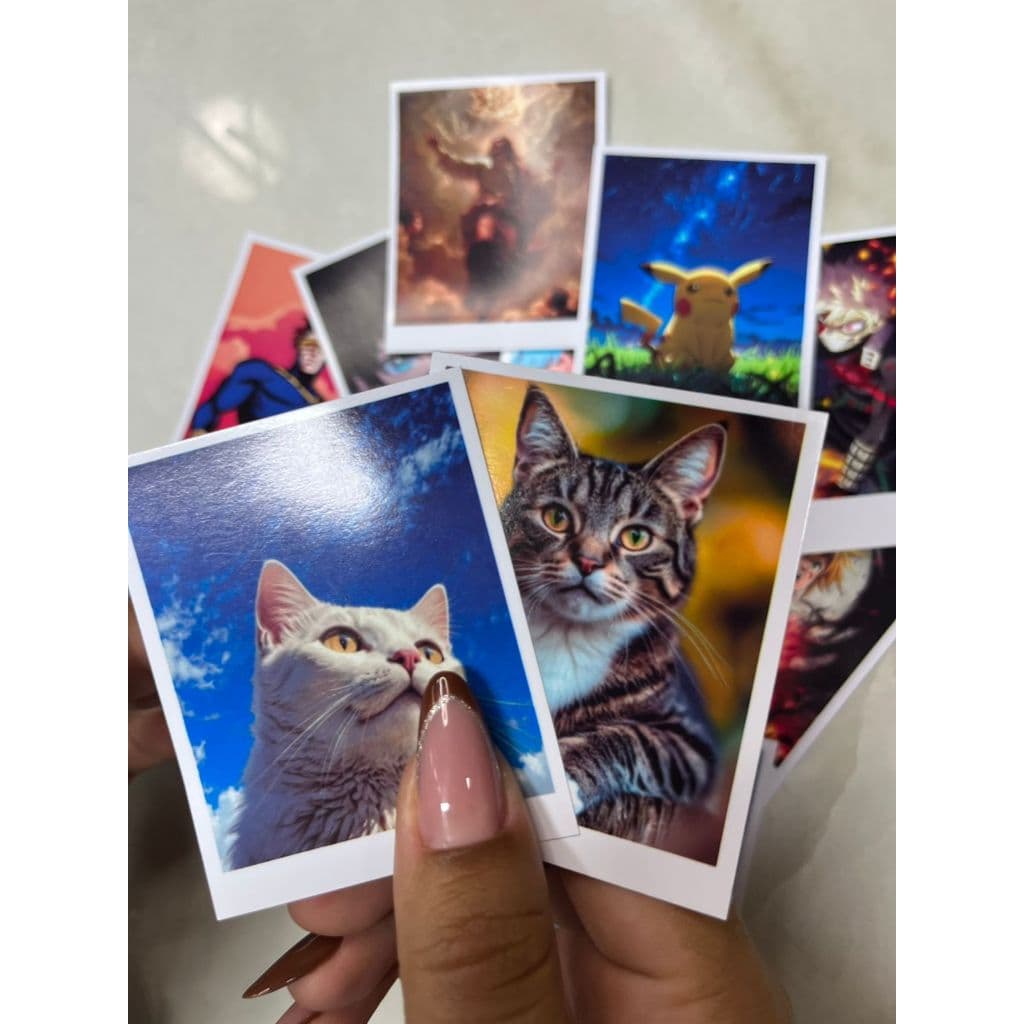 PROMO - Mini Foto Polaroide  KIT 64 UNIDADES - Cabe na Capinha de Celular - Alta Qualidade - Envio Imediato