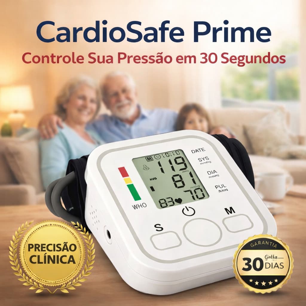 Aparelho Medidor de Pressão Arterial Monitor Digital Braço