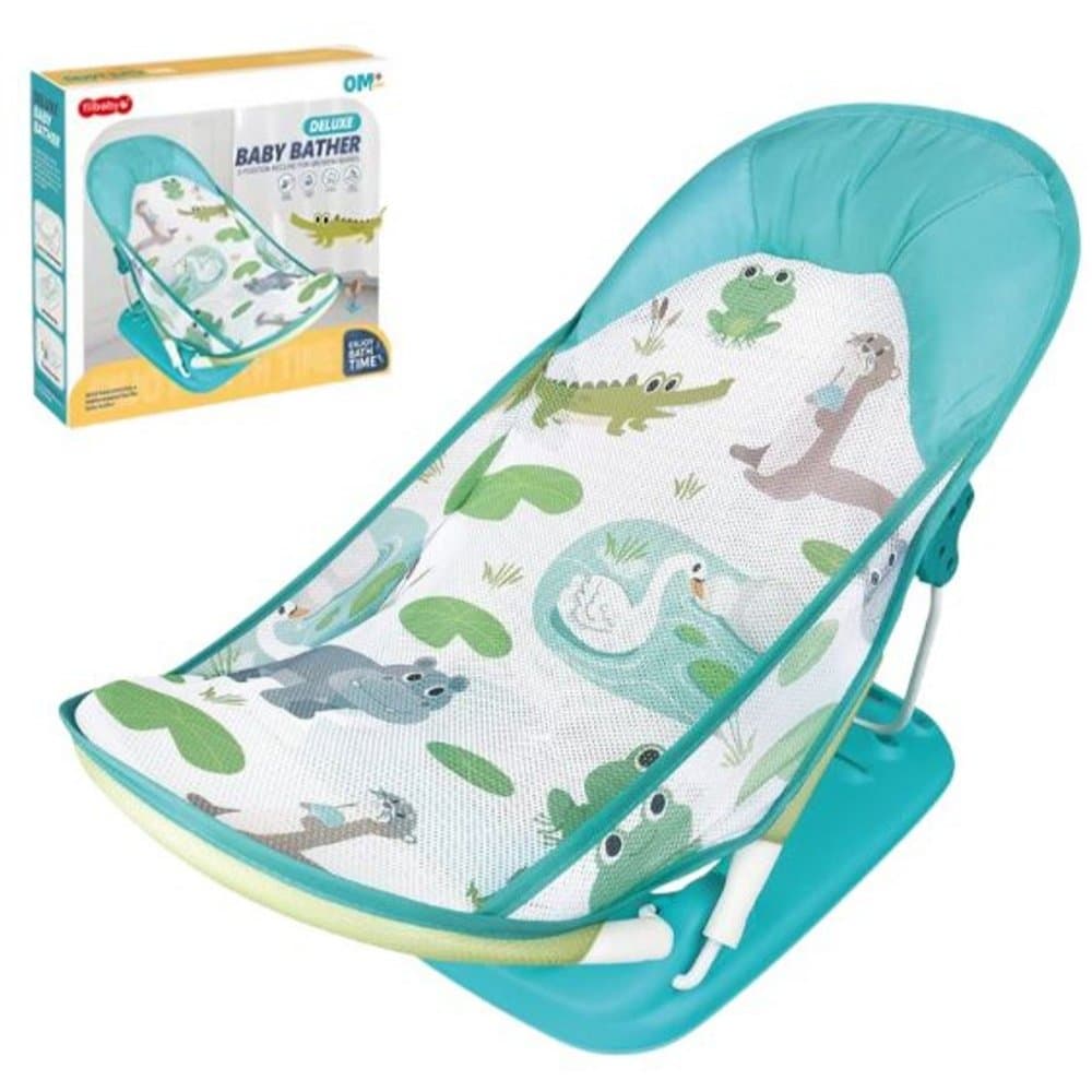 Assento Suporte Banho Infantil Seguro Confortavel Estavel Banheira Verde