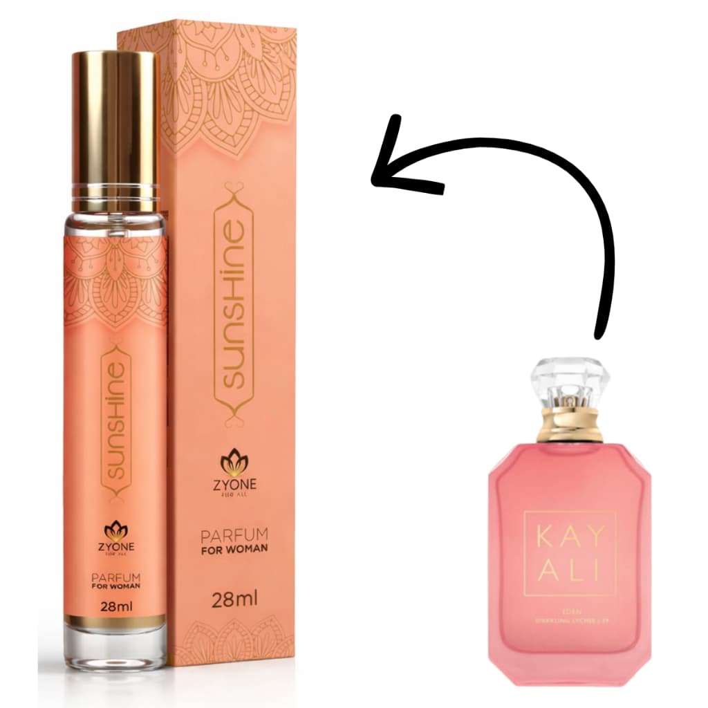 Perfume Árabe Feminino Sunshine 28ml Zyone  - Alta Fixação - Perfume Importado Feminino