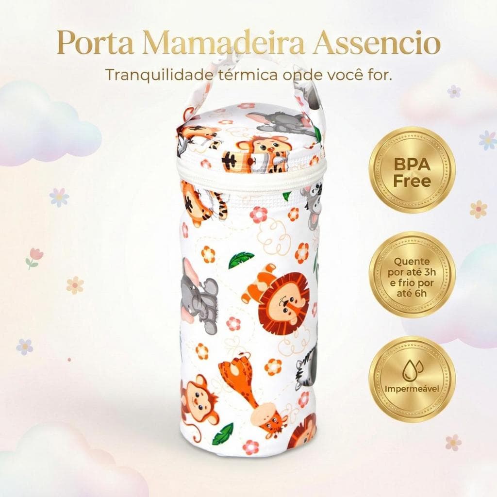Porta Mamadeira Térmico - Infantil e Bebê Quente e Frio Passeio Viagem