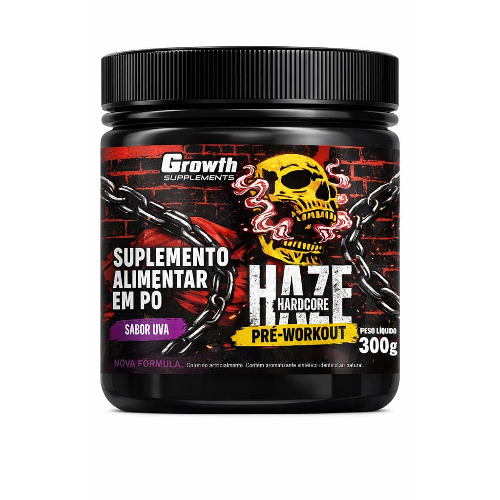 Pre Treino Haze Hardocore - Produto Original - Envio Rápido - Sabor UVA