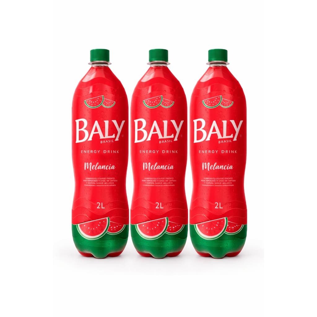 Energético Baly Melancia 2L - Kit C/ 3 Unds