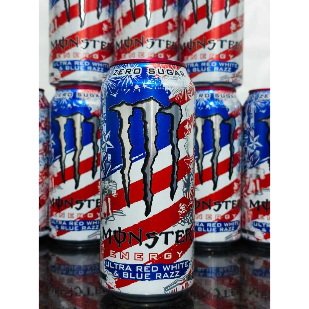 Monster Energy Ultra Red White & Blue Razz **Topo Vermelho**