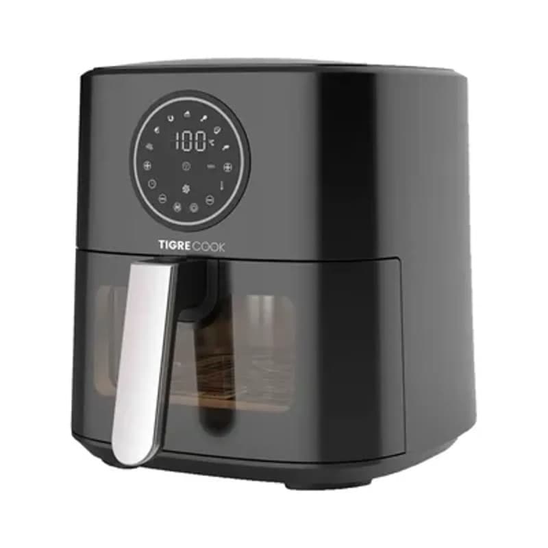 Fritadeira Elétrica Air Fryer Tigrecook - 1500W - 5L - Painel Digital - 220V 50/60HZ - Preto