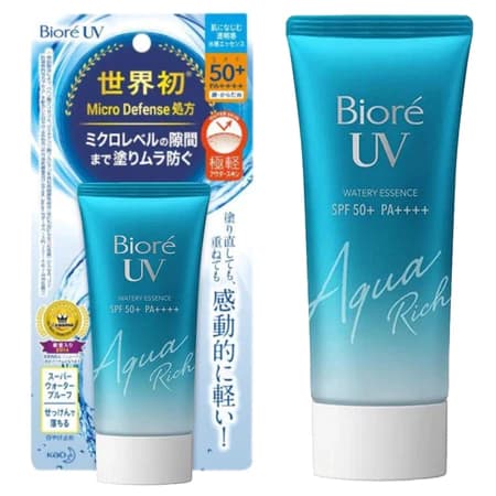 Protetor Solar Facial Bioré Uv Aqua Rich Watery Essence Clareamento Protetor Solar Corporal 50ml