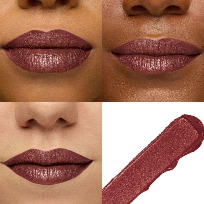 Batom Liquido Matte Glitter Effect Avon Power Stay 7ml (Nude iluminado)