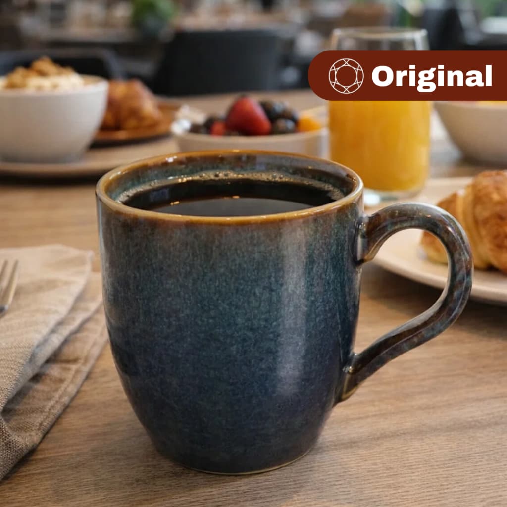 Caneca Em Cerâmica Orgânico Oceano 273ml - Porto Brasil Original