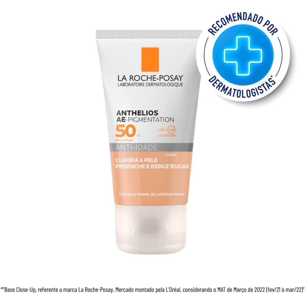 Protetor Solar Facial La Roche-Posay Anthelios AE-Pigmentation FPS50 Cor Clara Com 40g