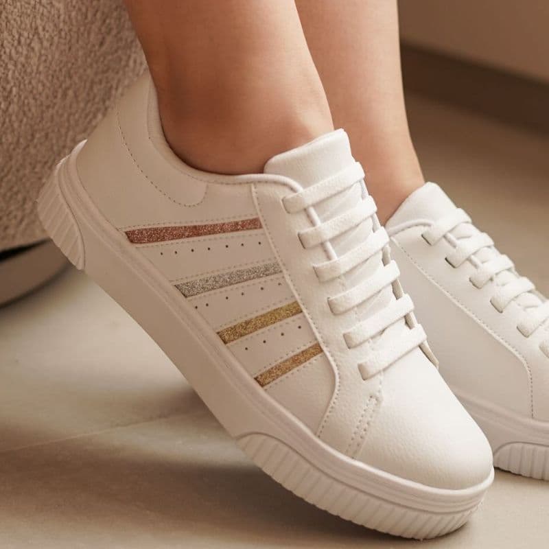 Tênis Casual Feminino Básico Sapato Ultra Confortável Leve Antiderrapante do 34 ao 43 Envio Imediato