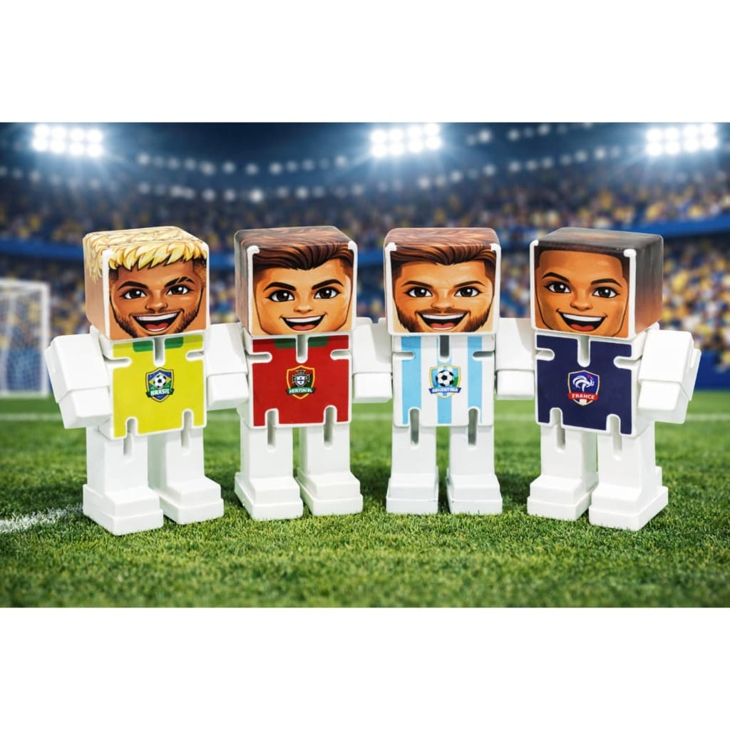 copa do mundo 2026 Bonecos Articulado  Estilo Minecraft Jogadores colecionaveis roblox craques copa do mundo futebol fif
