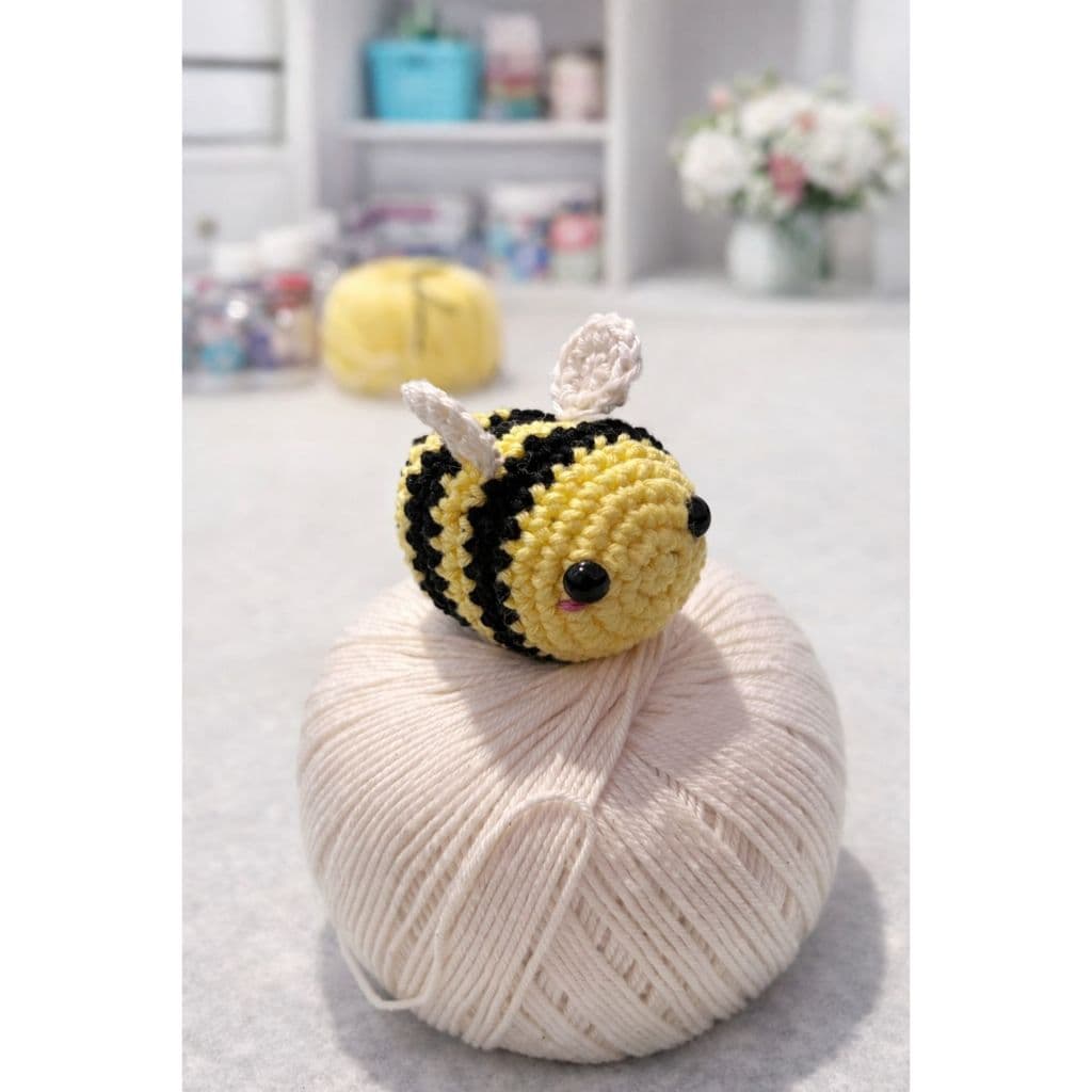 Kit 10 chaveiros abelhinha amigurumi crochê