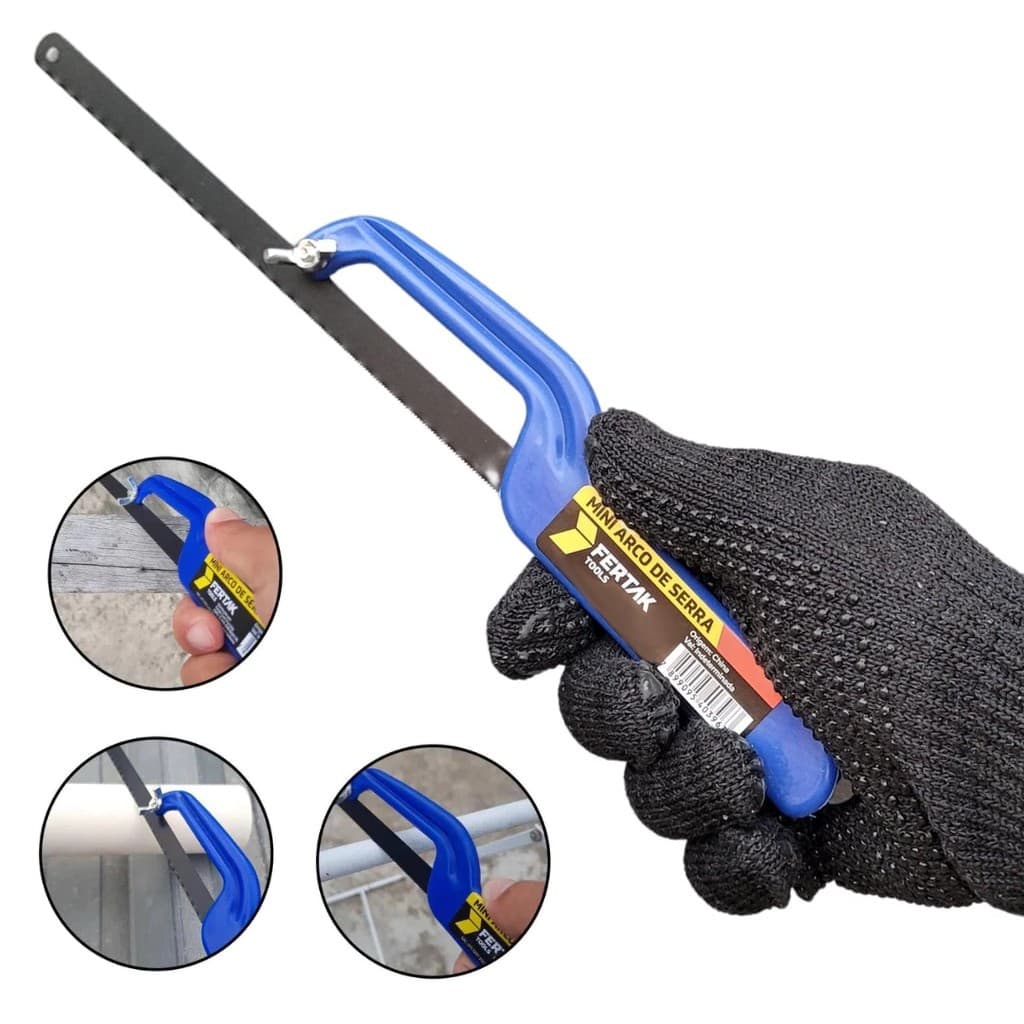 Arco de Serra Mini Serrinha 12" Lâmina 24 Dentes