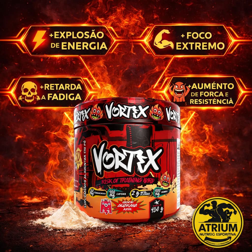 PRÉ-TREINO VORTEX - (450G) MD NUTRITION