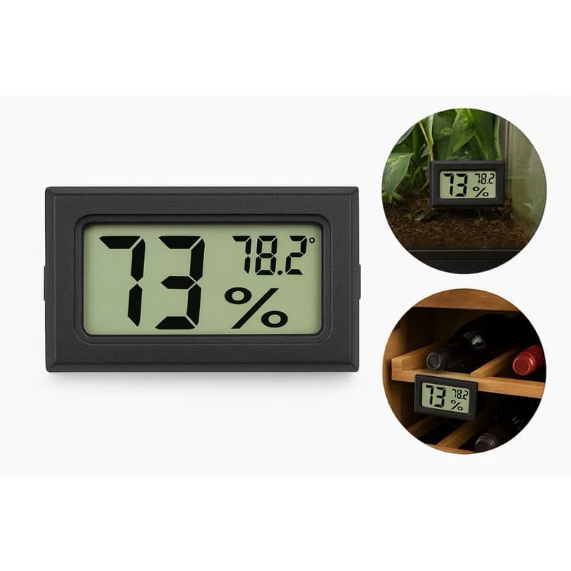 Higrômetro digital com termômetro medidos de umidade e temperatura ENVIO EM 24 horas