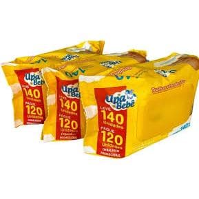 Kit Lenço Umedecido 280 ou 420 Folhas Umedecidas - 2 e 3 Pacotes  - PROMOÇÃO