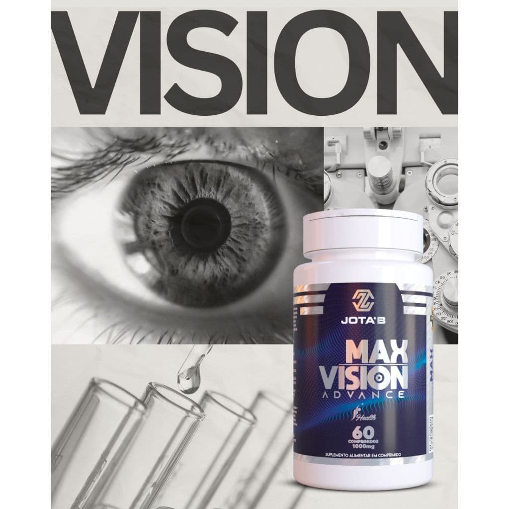 Max Vision Luteína + Zeaxantina + Astaxantina com Vitaminas A C E, Zinco e Selênio | Suplemento Vegano