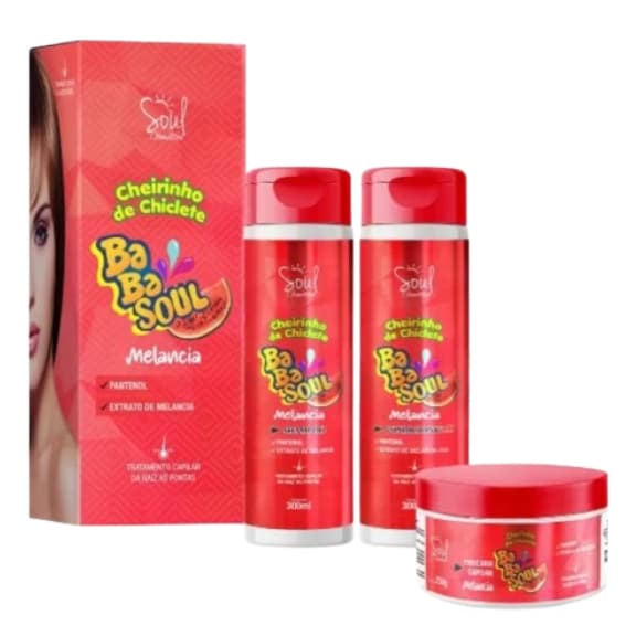 Kit shampoo condicionador máscara hidratante capilar