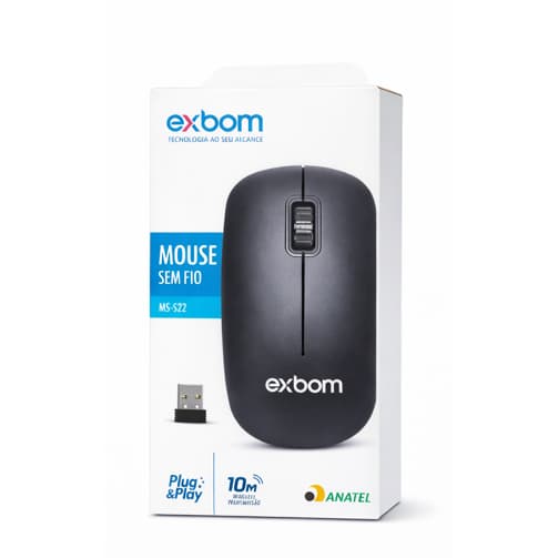 Mouse Sem Fio USB Wireless Notebook Computador 2.4G Alta Precisão